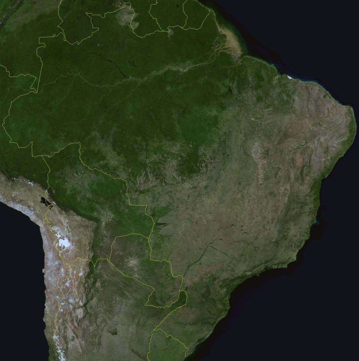 Mapa del cielo de Brasil